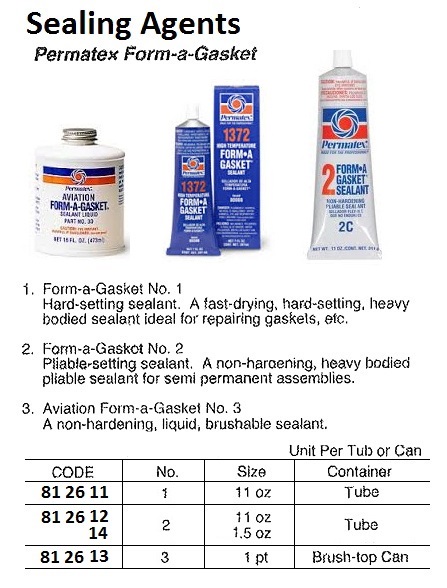SEALING AGENT, PERMATEX FORM-A GASKET NO.2 1.5 OZ - IMPA 812614